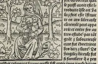 Picture 28 of 34 from De la louenge et vertu des nobles et cleres dames : de Jehan bocasse ; [traslate & iprime nouellemet a paris], leaf 257