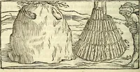 An illustration from De la pirotechnia : Libri X. doue ampiamente si tratta non solo di ogni sorte & diuersita di miniere, ma anchora quanto si ricerca intorno à la prattica di quelle cose di quel che si appartiene à l'arte de la fusione ouer gitto de metalli come d'ogni altra cosa simile à questa (1540)