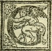 An illustration from De la pirotechnia : Libri X. doue ampiamente si tratta non solo di ogni sorte & diuersita di miniere, ma anchora quanto si ricerca intorno à la prattica di quelle cose di quel che si appartiene à l'arte de la fusione ouer gitto de metalli come d'ogni altra cosa simile à questa (1540)