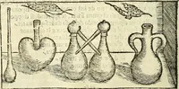 An illustration from De la pirotechnia : Libri X. doue ampiamente si tratta non solo di ogni sorte & diuersita di miniere, ma anchora quanto si ricerca intorno à la prattica di quelle cose di quel che si appartiene à l'arte de la fusione ouer gitto de metalli come d'ogni altra cosa simile à questa (1540)