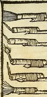 An illustration from De la pirotechnia : Libri X. doue ampiamente si tratta non solo di ogni sorte & diuersita di miniere, ma anchora quanto si ricerca intorno à la prattica di quelle cose di quel che si appartiene à l'arte de la fusione ouer gitto de metalli come d'ogni altra cosa simile à questa (1540)