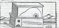 Picture 23 of 43 from De la pirotechnia libri X. : dove ampiamente si tratta non solo di ogni sorte & diuersita di miniere, ma anchora quanto si ricerca intorno à la prattica di quelle cose, di quel che si appartiene à l'arte de la fusione, ouer gitto de metalli, come d'ogni altra cosa simile à questa (1540), leaf 237