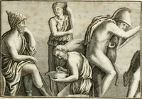 An illustration from Histoire de l'art chez les anciens (1801)