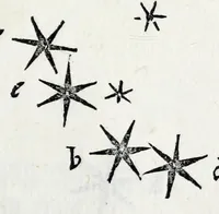 An illustration from De la sfera del mondo. Libri qvattro in lingva toscana: iqvali non per via di traduttione, nè à qual si voglia particolare scrittore obligati: ma parte da i migliori raccogliendo; e parte di nuouo producendo; contengano in se tutto quel ch'intorno à tal materia si possa desiderare; ridotti à tãta ageuolezza, & à cosi facil modo di dimostrare che qual si voglia poco essercitato negli studij di matemmatica potrà ageuolissimamente & con prestezza intenderne il tutto. De le stelle fisse. Libro vno con le sve figvre, e con le sve tauole: doue cõ marauigliosa ageuolezza potrà ciascheduno conoscere qualunque stella dele XLVIII immagini del cielo stellato, e le fauole loro integramente: & sapere in ogni tempo del'anno, à qual si voglia hora di notte, in che parte del cielo si truovino, non solo le dette immagini, ma qualunq[ue] stella di quelle (1540)