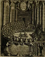 An illustration from Historia del Concilio Tridentino (1629)