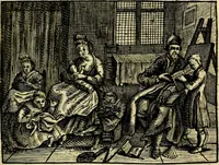 Picture 7 of 59 from De leermeester der zeden, vertoond in Horatius zinnebeelden, lierzangen, enz., Lof van 't landleven, en Bespiegeling op 't leven der menschen, verbeeld in de vier getyden des jaars. Met veele uitmuntende verzen vermeerderd (1781), leaf 18