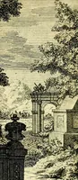 Picture 1 of 59 from De leermeester der zeden, vertoond in Horatius zinnebeelden, lierzangen, enz., Lof van 't landleven, en Bespiegeling op 't leven der menschen, verbeeld in de vier getyden des jaars. Met veele uitmuntende verzen vermeerderd (1781), leaf 2