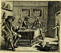 An illustration from De leermeester der zeden, vertoond in Horatius zinnebeelden, lierzangen, enz., Lof van 't landleven, en Bespiegeling op 't leven der menschen, verbeeld in de vier getyden des jaars. Met veele uitmuntende verzen vermeerderd (1781)