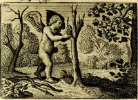 Picture 49 of 59 from De leermeester der zeden, vertoond in Horatius zinnebeelden, lierzangen, enz., Lof van 't landleven, en Bespiegeling op 't leven der menschen, verbeeld in de vier getyden des jaars. Met veele uitmuntende verzen vermeerderd (1781), leaf 314