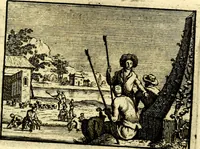 Picture 50 of 59 from De leermeester der zeden, vertoond in Horatius zinnebeelden, lierzangen, enz., Lof van 't landleven, en Bespiegeling op 't leven der menschen, verbeeld in de vier getyden des jaars. Met veele uitmuntende verzen vermeerderd (1781), leaf 320
