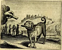 Picture 16 of 59 from De leermeester der zeden, vertoond in Horatius zinnebeelden, lierzangen, enz., Lof van 't landleven, en Bespiegeling op 't leven der menschen, verbeeld in de vier getyden des jaars. Met veele uitmuntende verzen vermeerderd (1781), leaf 36