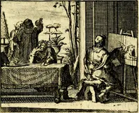 Picture 21 of 59 from De leermeester der zeden, vertoond in Horatius zinnebeelden, lierzangen, enz., Lof van 't landleven, en Bespiegeling op 't leven der menschen, verbeeld in de vier getyden des jaars. Met veele uitmuntende verzen vermeerderd (1781), leaf 46