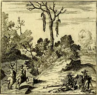 Picture 26 of 59 from De leermeester der zeden, vertoond in Horatius zinnebeelden, lierzangen, enz., Lof van 't landleven, en Bespiegeling op 't leven der menschen, verbeeld in de vier getyden des jaars. Met veele uitmuntende verzen vermeerderd (1781), leaf 56