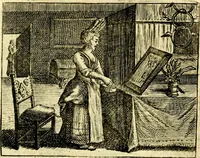 Picture 27 of 59 from De leermeester der zeden, vertoond in Horatius zinnebeelden, lierzangen, enz., Lof van 't landleven, en Bespiegeling op 't leven der menschen, verbeeld in de vier getyden des jaars. Met veele uitmuntende verzen vermeerderd (1781), leaf 58