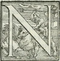An illustration from De le lettere di m. Clavdio Tolomei lib. sette. Con vna breve dichiarazione in fine di tvtto l'ordin de l'ortografia di qvesta opera (1547)