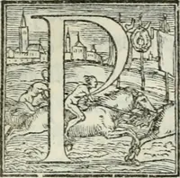 An illustration from De le lettere di m. Clavdio Tolomei lib. sette. Con vna breve dichiarazione in fine di tvtto l'ordin de l'ortografia di qvesta opera (1547)