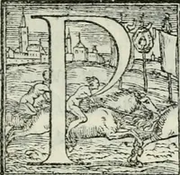 An illustration from De le lettere di m. Clavdio Tolomei lib. sette. Con vna breve dichiarazione in fine di tvtto l'ordin de l'ortografia di qvesta opera (1547)