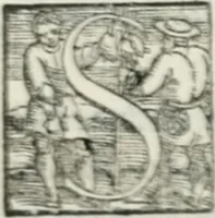 An illustration from De le lettere di m. Clavdio Tolomei lib. sette. Con vna breve dichiarazione in fine di tvtto l'ordin de l'ortografia di qvesta opera (1547)