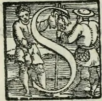 An illustration from De le lettere di m. Clavdio Tolomei lib. sette. Con vna breve dichiarazione in fine di tvtto l'ordin de l'ortografia di qvesta opera (1547)