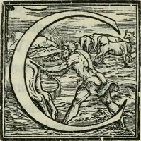 An illustration from De le lettere di m. Clavdio Tolomei lib. sette. Con vna breve dichiarazione in fine di tvtto l'ordin de l'ortografia di qvesta opera (1547)