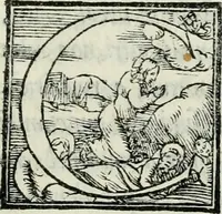 An illustration from De le lettere di m. Clavdio Tolomei lib. sette. Con vna breve dichiarazione in fine di tvtto l'ordin de l'ortografia di qvesta opera (1547)