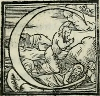 An illustration from De le lettere di m. Clavdio Tolomei lib. sette. Con vna breve dichiarazione in fine di tvtto l'ordin de l'ortografia di qvesta opera (1547)