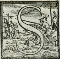 An illustration from De le lettere di m. Clavdio Tolomei lib. sette. Con vna breve dichiarazione in fine di tvtto l'ordin de l'ortografia di qvesta opera (1547)