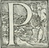 An illustration from De le lettere di m. Clavdio Tolomei lib. sette. Con vna breve dichiarazione in fine di tvtto l'ordin de l'ortografia di qvesta opera (1547)