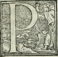 An illustration from De le lettere di m. Clavdio Tolomei lib. sette. Con vna breve dichiarazione in fine di tvtto l'ordin de l'ortografia di qvesta opera (1547)