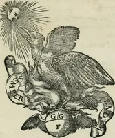 An illustration from De le lettere di m. Clavdio Tolomei lib. sette. Con vna breve dichiarazione in fine di tvtto l'ordin de l'ortografia di qvesta opera (1547)