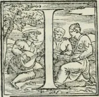 An illustration from De le lettere di m. Clavdio Tolomei lib. sette. Con vna breve dichiarazione in fine di tvtto l'ordin de l'ortografia di qvesta opera (1547)