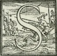An illustration from De le lettere di m. Clavdio Tolomei lib. sette. Con vna breve dichiarazione in fine di tvtto l'ordin de l'ortografia di qvesta opera (1547)