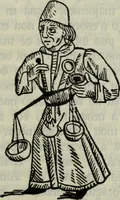 An illustration from De les costumes des homens e debs oficis dels nobles, sobrel Joch des escachs (1900)