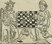 An illustration from De les costumes des homens e debs oficis dels nobles, sobrel Joch des escachs (1900)