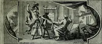 An illustration from De levens-beschryvingen der Nederlandsche konst-schilders en konst-schilderessen, met een uytbreyding over de schilder-konst der ouden (1729)