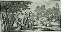 An illustration from De levens-beschryvingen der Nederlandsche konst-schilders en konst-schilderessen, met een uytbreyding over de schilder-konst der ouden (1729)