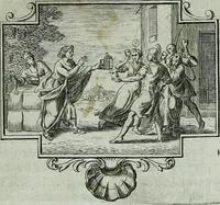 An illustration from De levens-beschryvingen der Nederlandsche konst-schilders en konst-schilderessen, met een uytbreyding over de schilder-konst der ouden (1729)