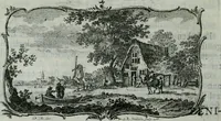 An illustration from De levens-beschryvingen der Nederlandsche konst-schilders en konst-schilderessen, met een uytbreyding over de schilder-konst der ouden (1729)