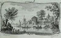 An illustration from De levens-beschryvingen der Nederlandsche konst-schilders en konst-schilderessen, met een uytbreyding over de schilder-konst der ouden (1729)