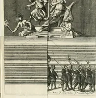 An illustration from Del funerale celebrato nel duomo di Torino all' Altezza Reale di Carlo Emanuele II, duca di Sauoia ... : da madama reale Maria Giovanna Battista di Sauoia, madre e tutrice dell' Altezza Reale di Vittorio Amadeo II, e reggente de' suoi stati (1676)