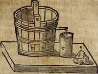 An illustration from [Deliciæ physico-mathematicæ, oder, Mathemat: und Philosophische Erquickstunden : darinnen sechshundert drey und sechzig Schöne, liebliche, und annehmliche Kunststücklein, Auffgaben und Fragen ausz der Rechenkunst, Landtmessen, Perspectiv, Naturkündigung ... (1651)