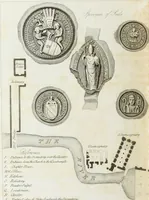 An illustration from Delineations, graphical and descriptive, of Fountains' Abbey, in the West Riding of the County of York (1820)