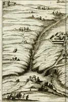 An illustration from Delineatio provinciarum Pannoniae et Imperii Turcici in Oriente : eine grundrichtige Beschreibung dess ganzen Aufgangs, sonderlich aber dess hochlöblichen Königreichs Ungarn, und der ganzen Türckey ... (1684)