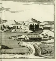 An illustration from Delineatio provinciarum Pannoniae et Imperii Turcici in Oriente : eine grundrichtige Beschreibung dess ganzen Aufgangs, sonderlich aber dess hochlöblichen Königreichs Ungarn, und der ganzen Türckey ... (1684)