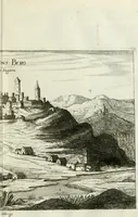 An illustration from Delineatio provinciarum Pannoniae et Imperii Turcici in Oriente : eine grundrichtige Beschreibung dess ganzen Aufgangs, sonderlich aber dess hochlöblichen Königreichs Ungarn, und der ganzen Türckey ... (1684)