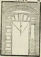 An illustration from Della architettura di Gioseffe Viola Zanini padouano pittore & architetto libri due, ne'quali con nuoua simmetria & facoltà si mostrano le giuste regole de i cinque ordini di detta architettura, & osseruationi de'più eccellenti architetti, che in quella habbiano dato ammaestramenti... Aggiuntoui di nuouo il modo di leuar il fumo alli camini, si fatti, come da farsi da Andrea Minorelli.. (1677)