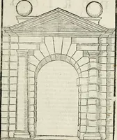 An illustration from Della architettura di Gioseffe Viola Zanini padouano pittore & architetto libri due, ne'quali con nuoua simmetria & facoltà si mostrano le giuste regole de i cinque ordini di detta architettura, & osseruationi de'più eccellenti architetti, che in quella habbiano dato ammaestramenti... Aggiuntoui di nuouo il modo di leuar il fumo alli camini, si fatti, come da farsi da Andrea Minorelli.. (1677)