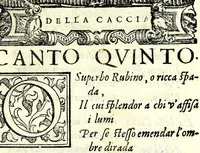 Picture 20 of 21 from Della caccia. Poema (1591), leaf 255