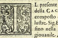 An illustration from Della caccia. Poema (1591)