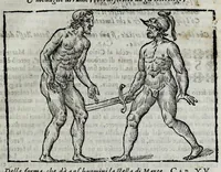 An illustration from Della celeste fisonomia di Gio. Battista della Porta Napoletano, libri sei : nei quali ributtata la vanità dell'astrologia giudiciaria, si dà maniera di essattamente conoscere per via delle cause naturali tutto quello, che l'aspetto, la presenza, & le fattezze de gl'huomini possono fisicamente significare, e promettere : opera noua, & piena di dotta curiosità (1616)